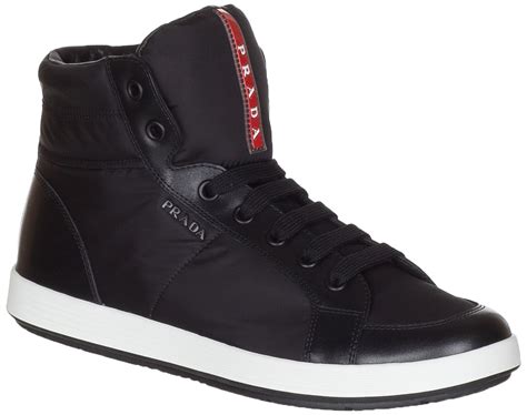 prada herren sneakers|Prada men's sneakers high top.